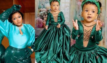 Perfect Timing: Ruth Kadiri Fondly Celebrates Her Second Daughter, Emerald, on Her…