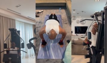 Video of Billionaire Tony Elumelu and Wife Exercising Sparks Reactions as Their Gym…