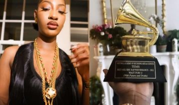 Tems Reveals: My Grammy Award Is Tucked Away on a Shelf