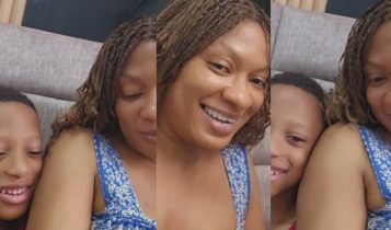 May Edochie Shares an Endearing Moment with Her Youngest Child, Zane
