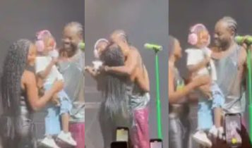 Simi and Daughter’s Surprise Appearance on Stage Melts Adekunle Gold’s…