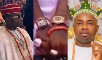 Wizkid and Oba Elegushi Spark Excitement, Flaunting Million-Naira Wristwatches and…