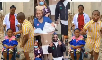 Young kids spark controversy by reenacting the trending video of Chioma and Davido’s…