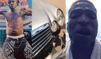 Explosive Reactions Unleashed as New Signee Abuga Crashes Benz Gifted to Him Just…